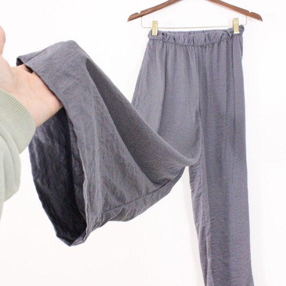 H&M Purple/Grey Satin Pajamas - Picture 7 of 10